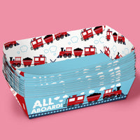 Train Party Paper Food Trays - 12 Ct