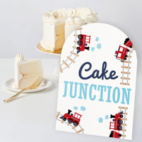 Railroad Train Party Signs Set - 6 Ct