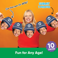 Custom Face Train Garland Banner