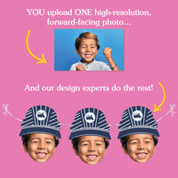 Custom Face Train Garland Banner
