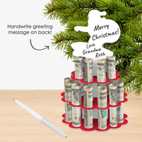 Tropical Christmas - DIY Beach Santa Holiday Party Money Holder Gift - Cash Cake