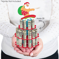 Tropical Christmas - DIY Beach Santa Holiday Party Money Holder Gift - Cash Cake