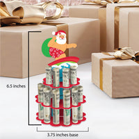 Tropical Christmas - DIY Beach Santa Holiday Party Money Holder Gift - Cash Cake