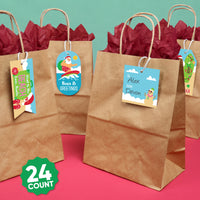 Tropical Christmas Gift Tags - 24 Ct