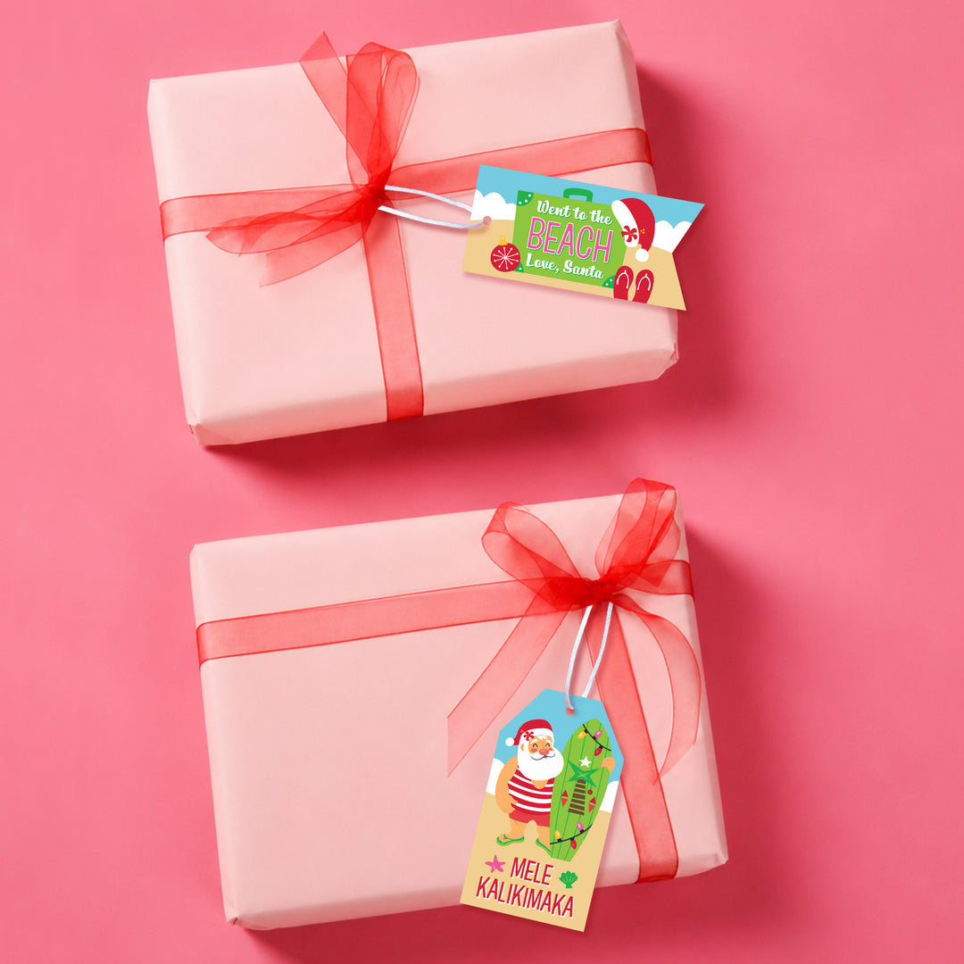 Tropical Christmas Gift Tags - 24 Ct