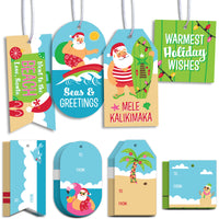 Tropical Christmas Gift Tags - 24 Ct