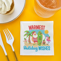 Napkins - Tropical Christmas - 24 Ct