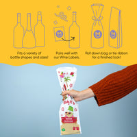 Wine Bags - Tropical Christmas