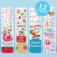 Wine Bags - Tropical Christmas