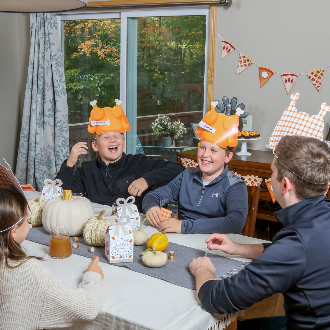 Thanksgiving Turkey Guessing Game, Fun Thanksgiving Games for Kids and Adults, Family Guess Who Game, Friendsgiving Party Games, Set of 8