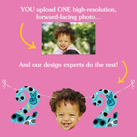 Custom Face Two Cool Boy Garland Banner
