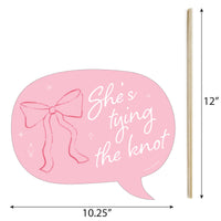 Tying The Knot Funny Photo Props - 10 Ct