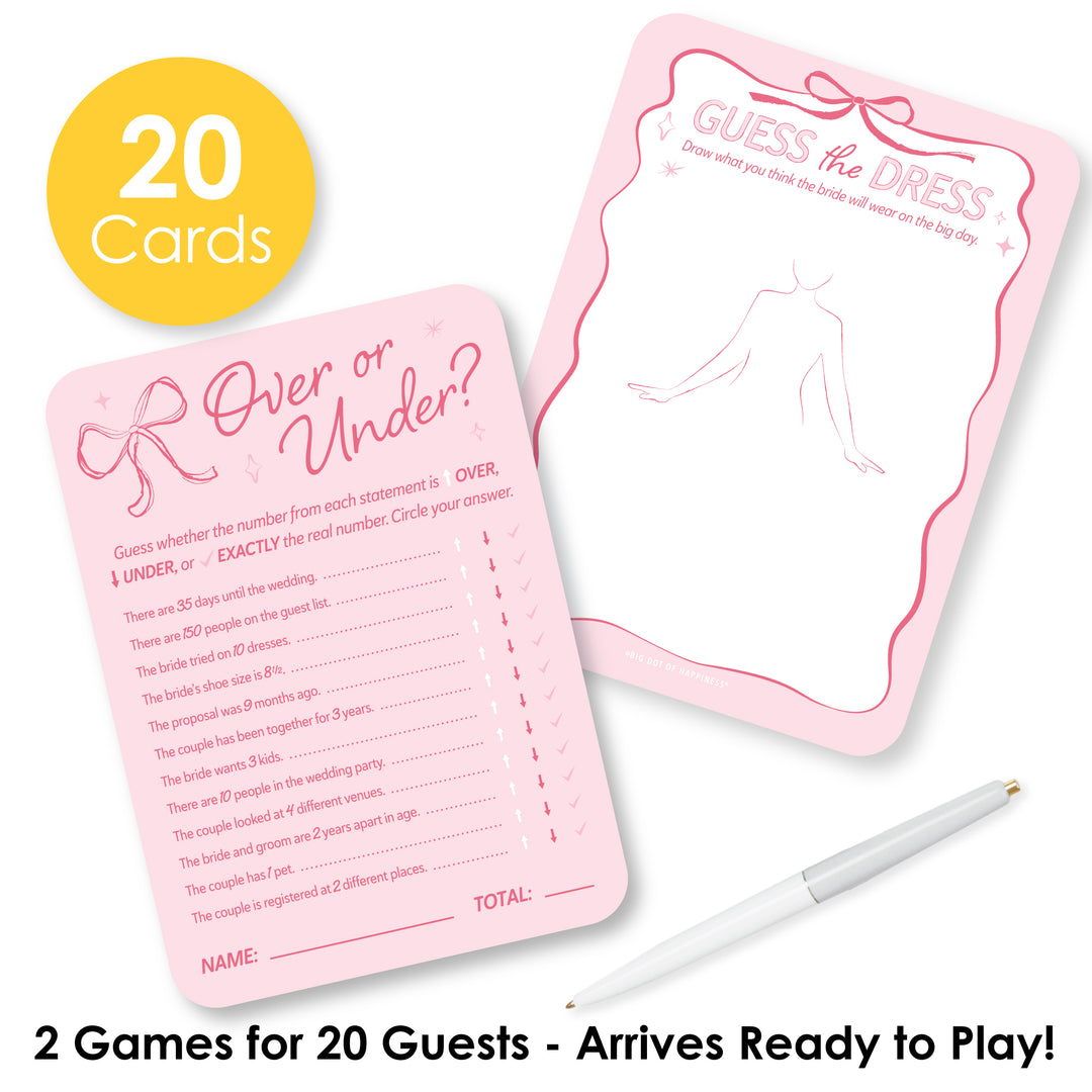 Tying The Knot Activity Duo Games - 20 Ct