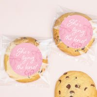 She's Tying the Knot Thank You Stickers & Clear Cookie Bags - 25 Ct