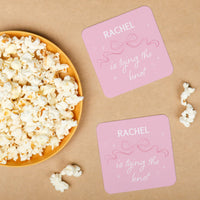 Custom Text Coasters - Tying The Knot