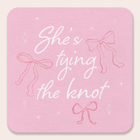 Drink Coasters - Tying The Knot - 25 Ct