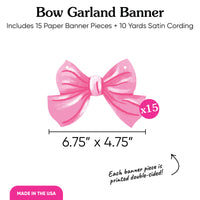 Tying The Knot Garland Banner - 15 Pc