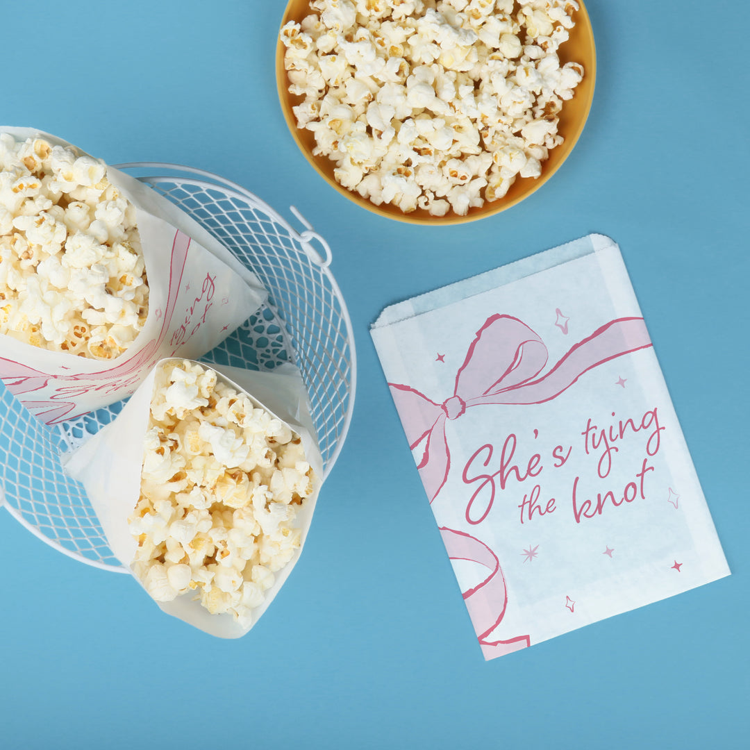 Paper Treat Bags - Tying The Knot - 25 Ct