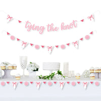 Tying the Knot Letter Banner