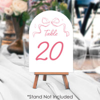 Tying The Knot Table Numbers - 20 Ct