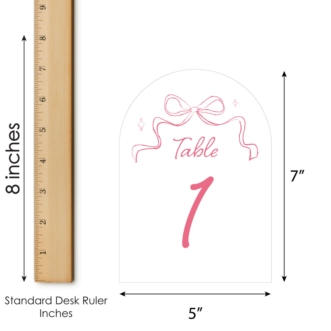 Tying The Knot Table Numbers - 20 Ct