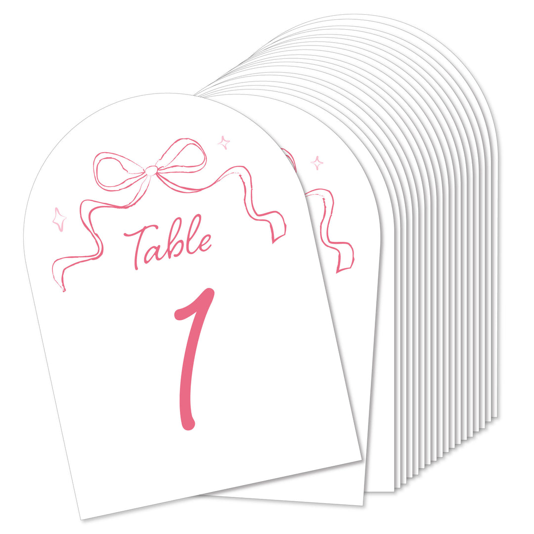 Tying The Knot Table Numbers - 20 Ct