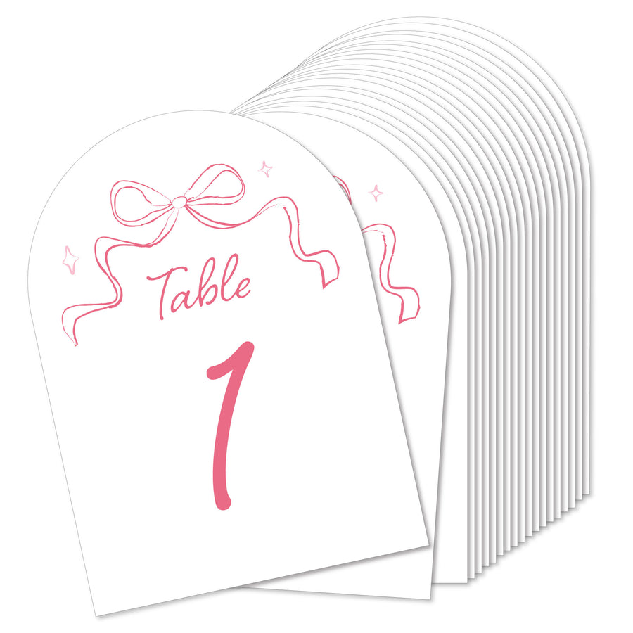 Tying The Knot Table Numbers - 20 Ct