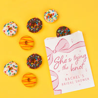 Custom Text Paper Treat Bags - Tying The Knot - 100 Ct