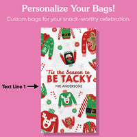 Custom Text Popcorn Bags - Ugly Sweater - 25 Ct