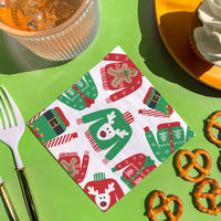 Napkins - Ugly Sweater - 24 Ct