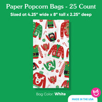 Popcorn Bags - Ugly Sweaters - 25 Ct