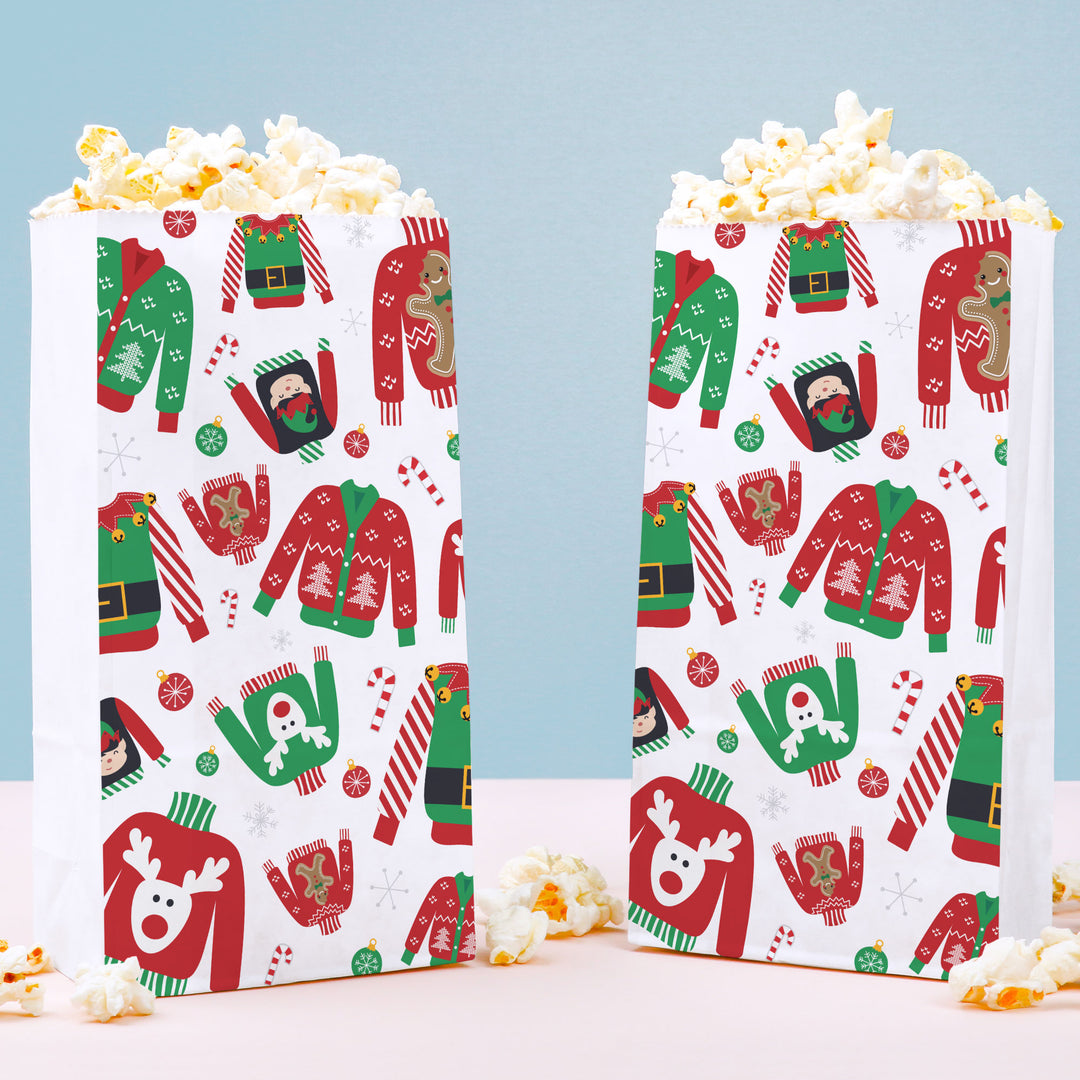 Popcorn Bags - Ugly Sweaters - 25 Ct