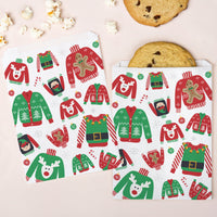 Paper Treat Bags - Ugly Sweater - 25 Ct