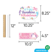 Unicorn Funny Photo Props - 10 Ct