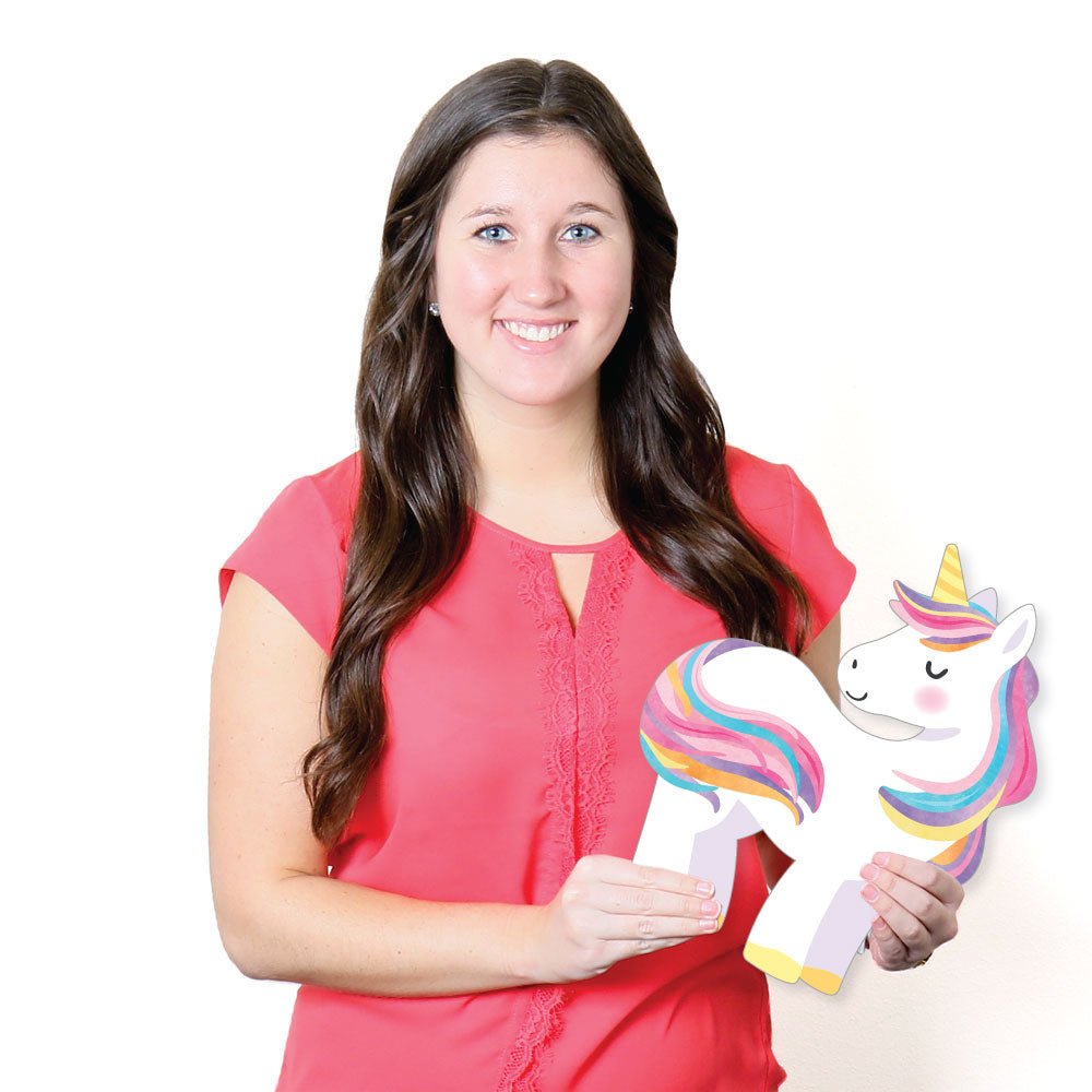 Unicorn Lawn Decorations - 10 Pc