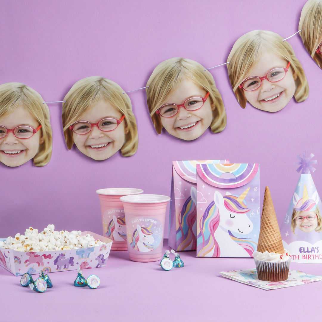Custom Face Garland Banner - 1 Ct