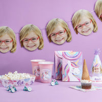 Custom Face Garland Banner - 1 Ct