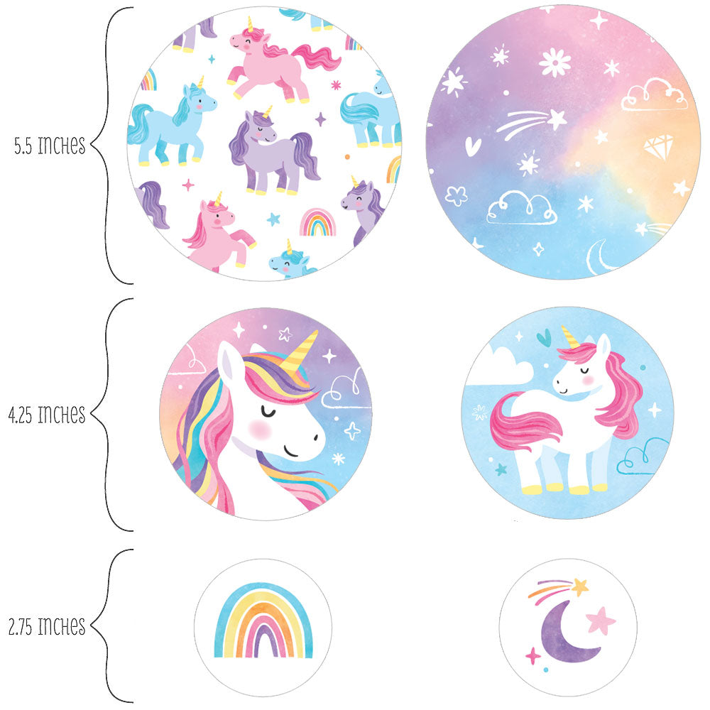 Unicorn Large Confetti - 27 Ct