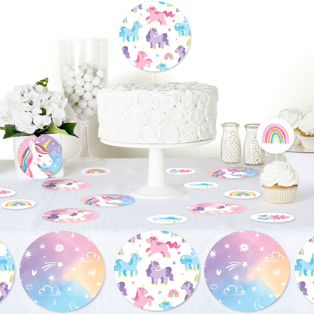 Unicorn Large Confetti - 27 Ct