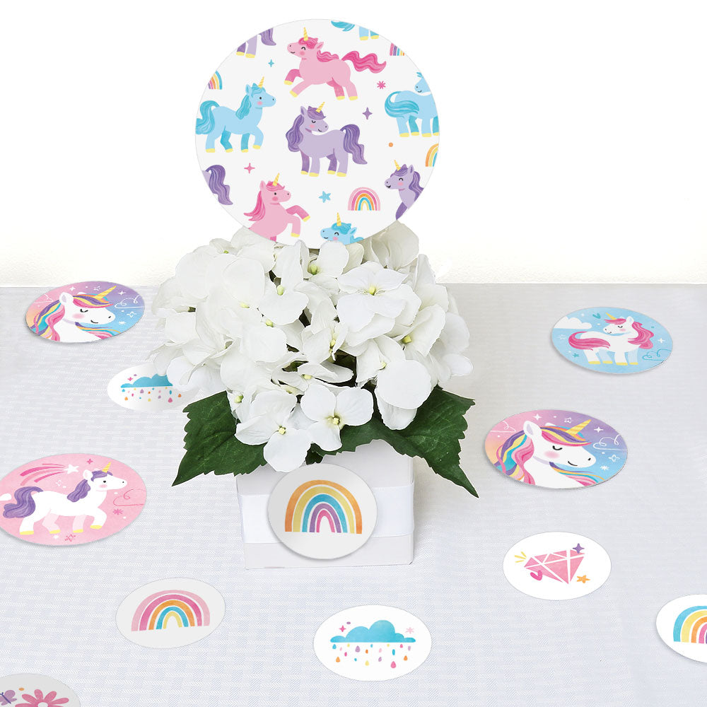 Unicorn Large Confetti - 27 Ct