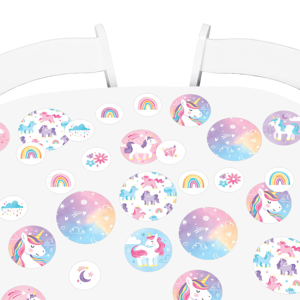 Unicorn Large Confetti - 27 Ct