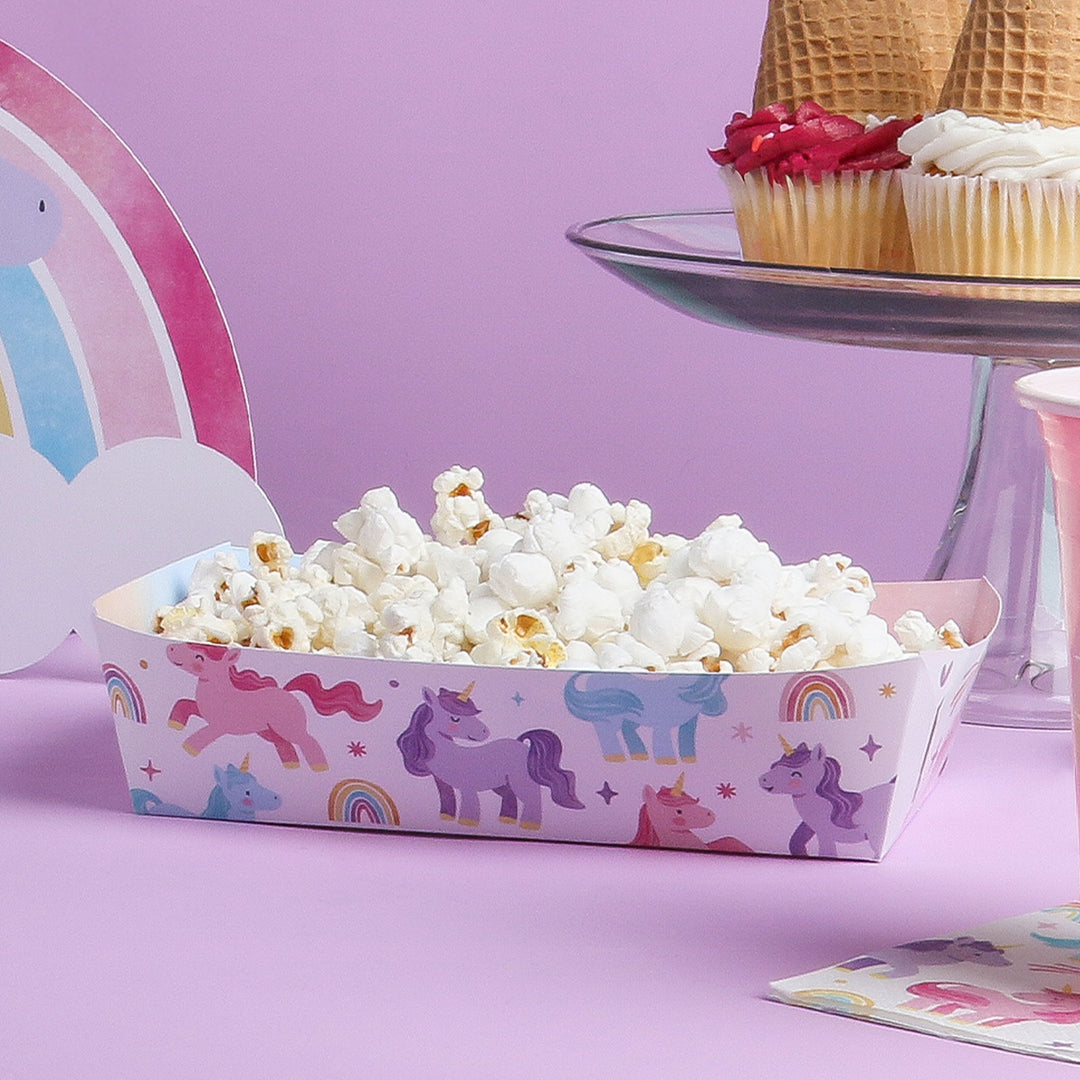 Unicorn Party Paper Food Trays