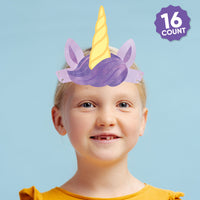 Unicorn party headbands for Kids sleepover 