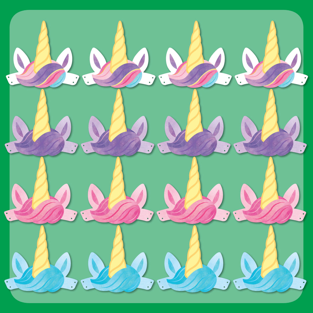 Unicorn Headbands - 16 Ct