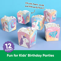 Unicorn Treat Boxes - 12 Ct