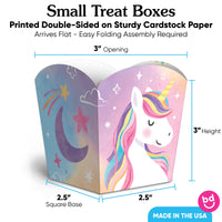Unicorn Treat Boxes - 12 Ct