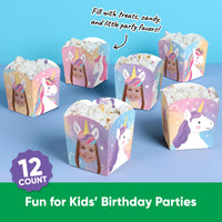 Custom Face Unicorn Treat Boxes - 12 Ct