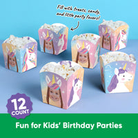 Custom Face Unicorn Treat Boxes - 12 Ct
