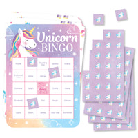 Unicorn Bingo Game - 18 Ct