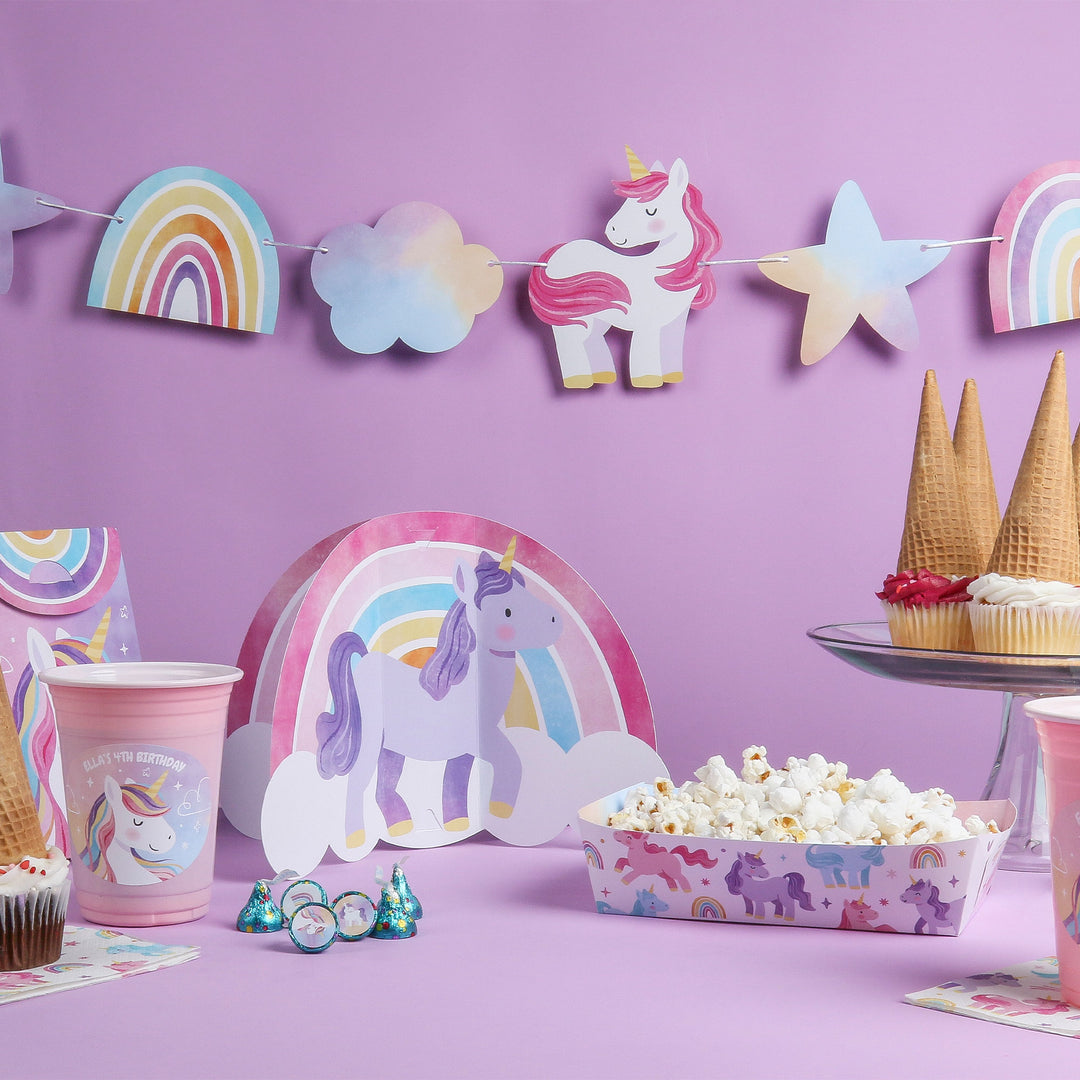 Unicorn 3D Centerpieces - 8 Ct